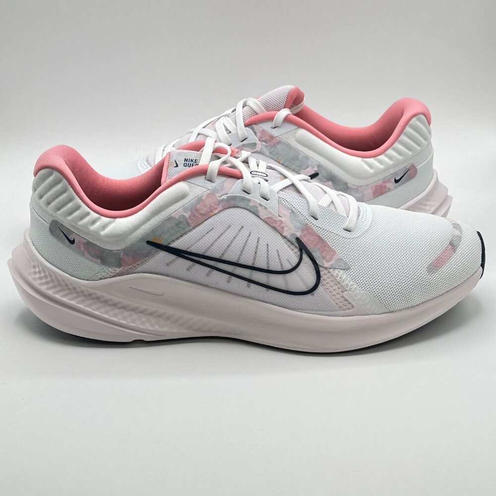 Nike Quest 5 PRM White Navy Pearl Pink Running Shoe FB6944-100 Womm 12 /Men 10.5 - Picture 10 of 12